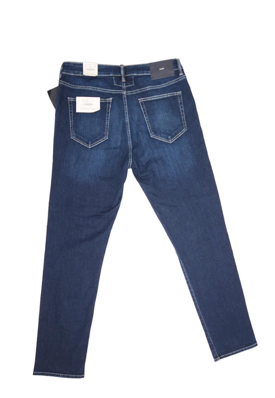 Gabbia Straight Leg Jeans – Used Look mit Knopfleiste