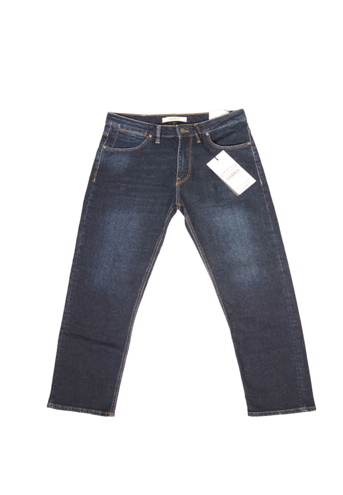 Gabbia – Straight Leg Jeans in Dunkelblau