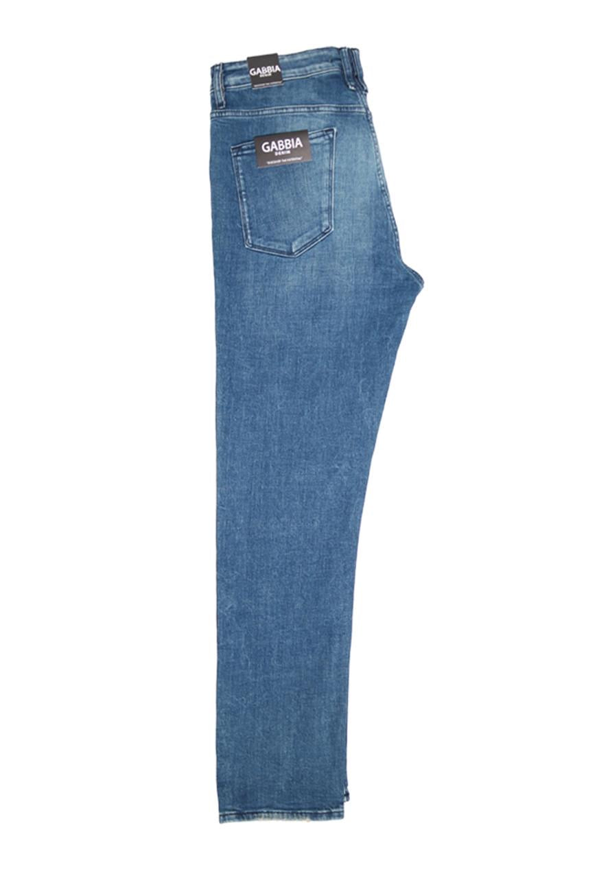 Gabbia – Straight Leg Jeans im Used Washed Look