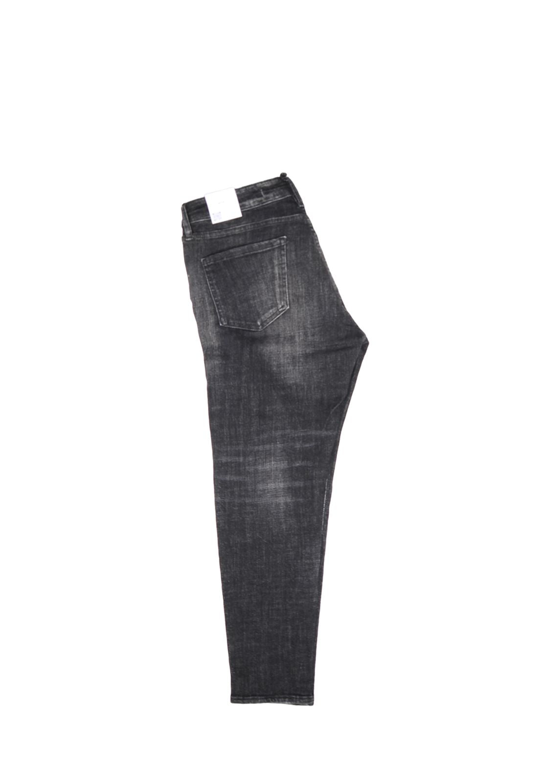 Gabbia Slim Leg Jeans – Washed & Destroyed Look mit Knopfleiste