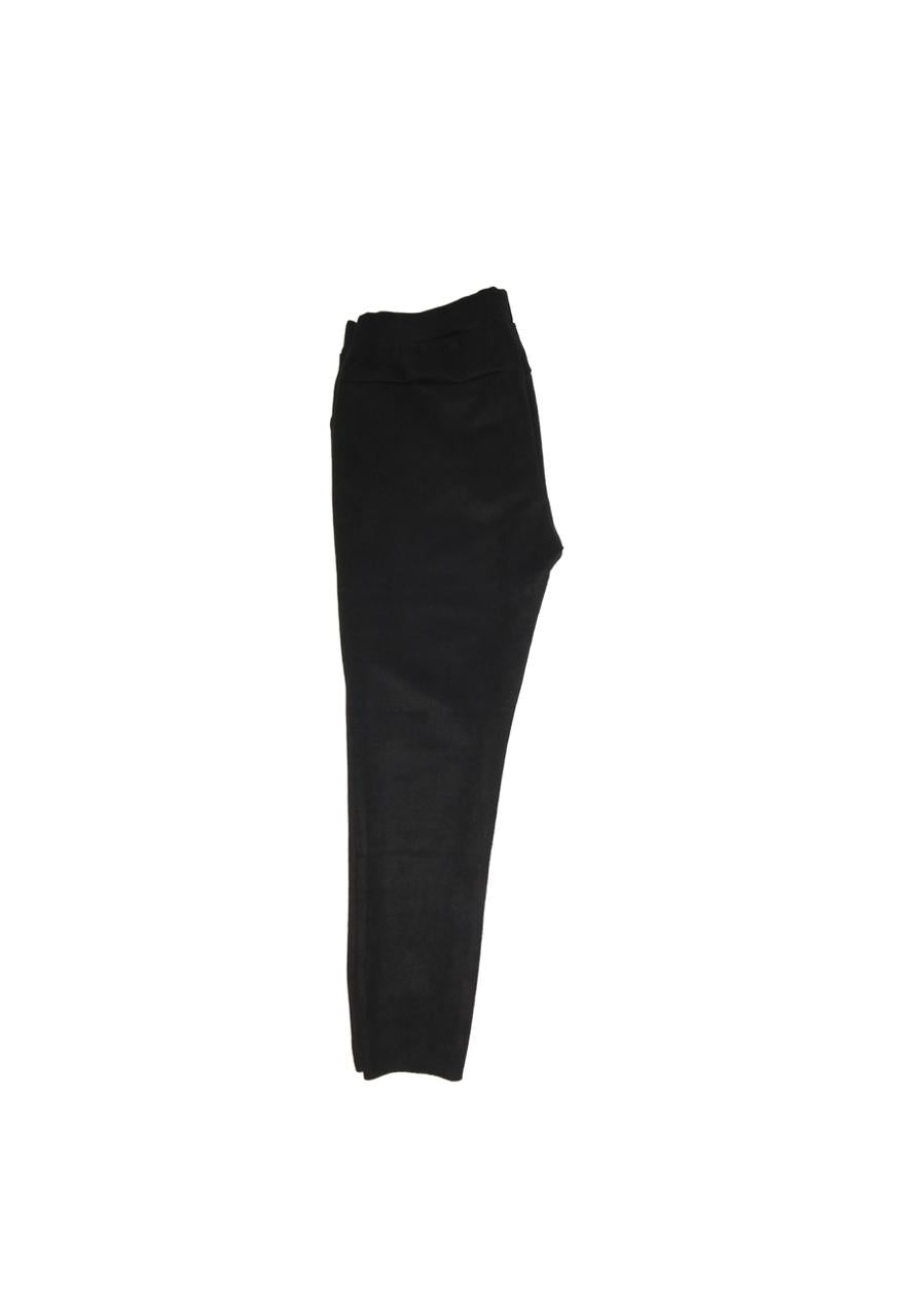 Miss Goodlife Leggings – Wildlederoptik in Schwarz