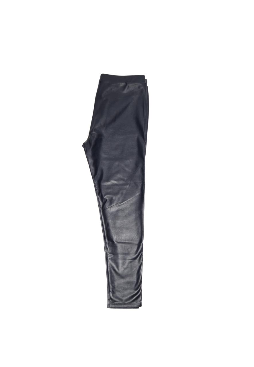 Miss Goodlife Lederimitat-Leggings – glänzend