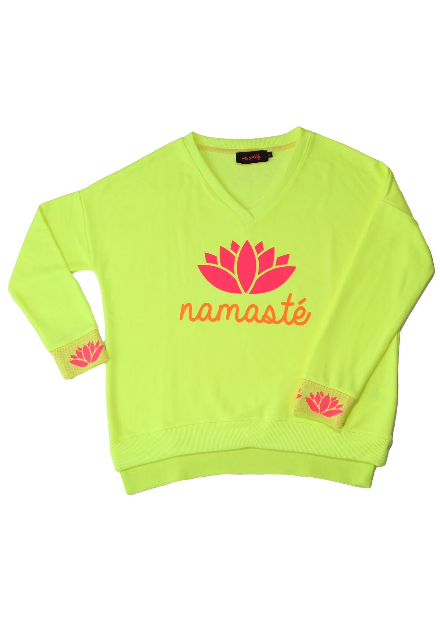 miss goodlife V-Neck namasté