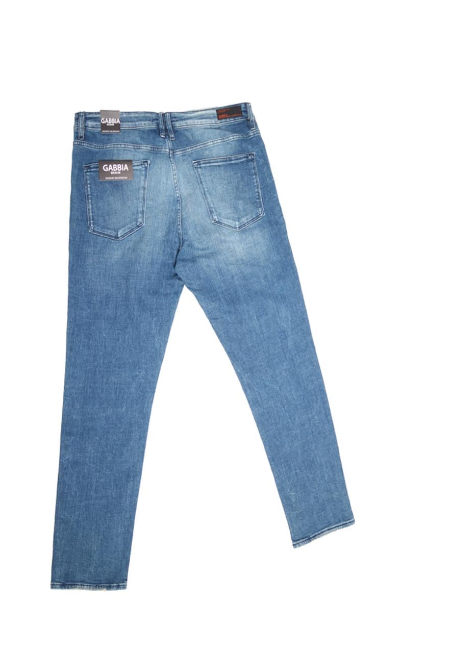Gabbia – Straight Leg Jeans im Used Washed Look