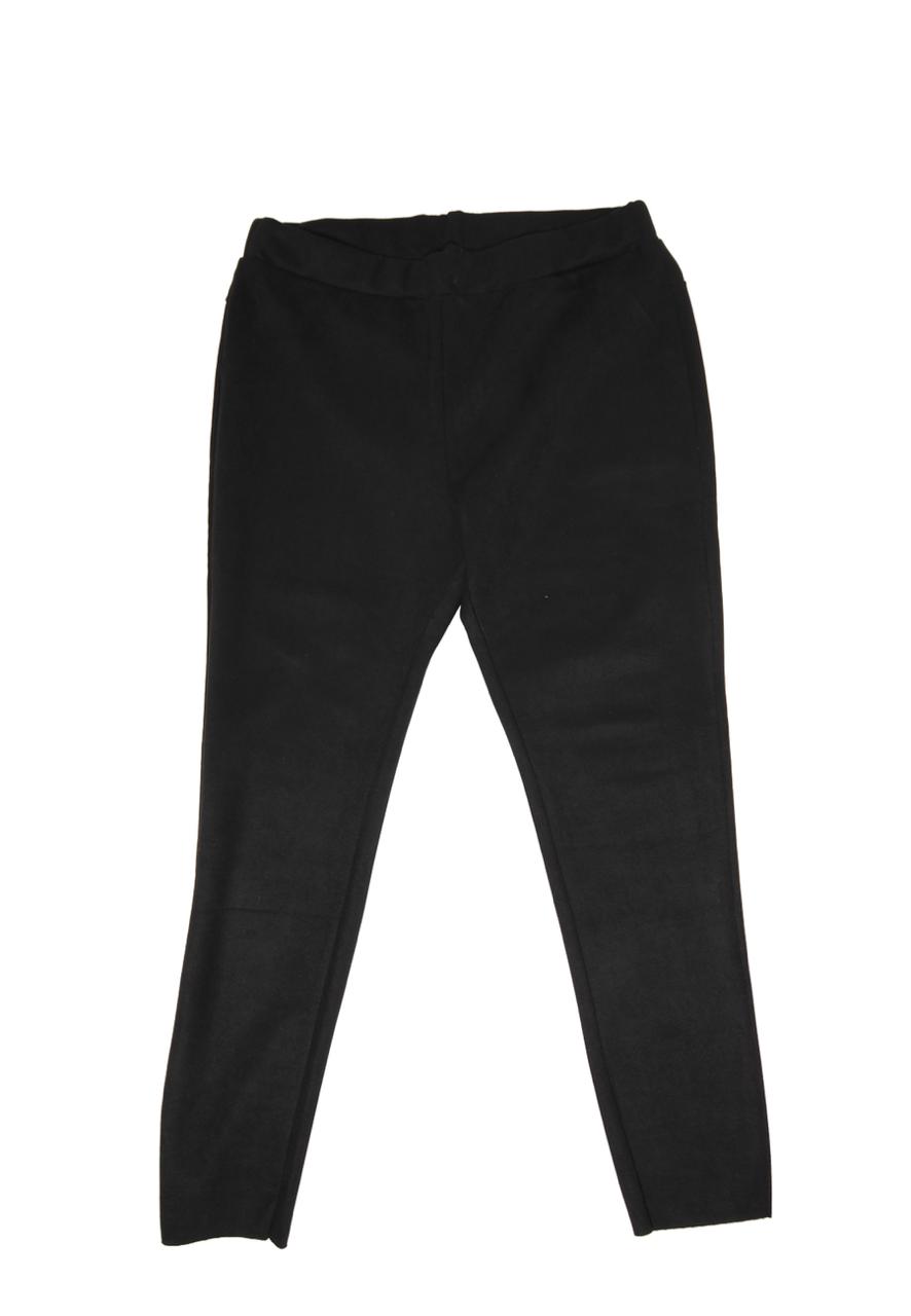Miss Goodlife Leggings – Wildlederoptik in Schwarz