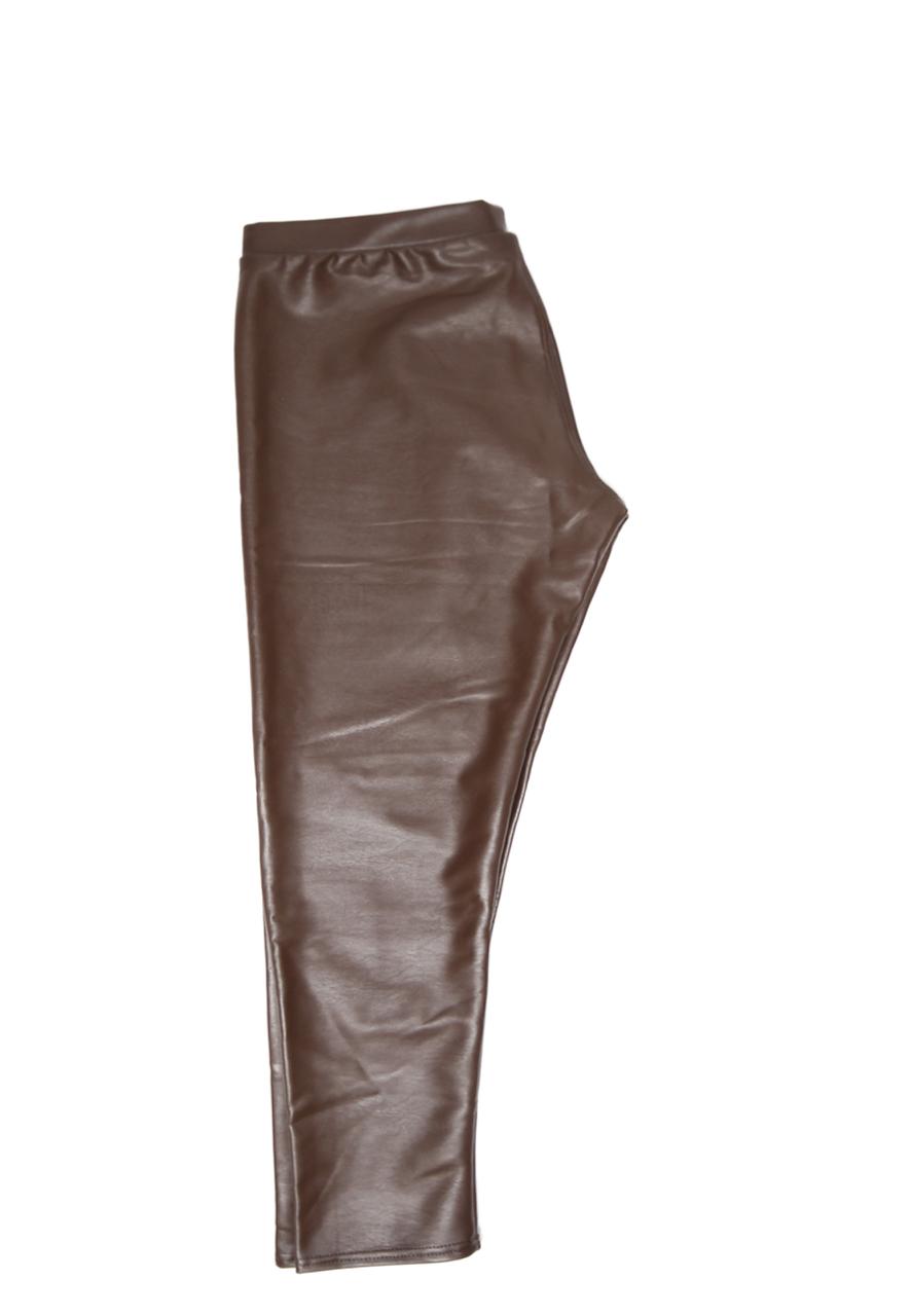 Miss Goodlife Lederimitat-Leggings – Glänzend
