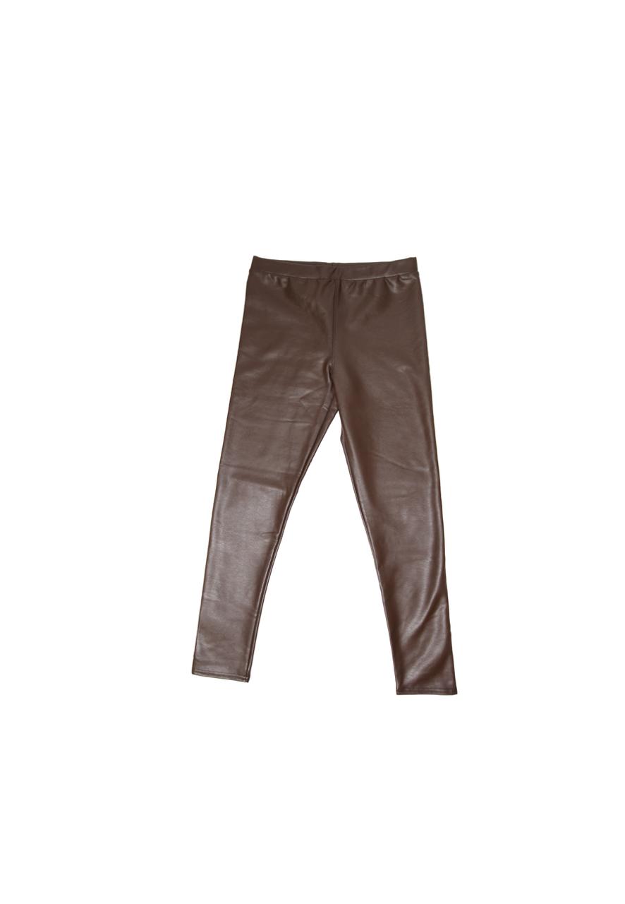 Miss Goodlife Lederimitat-Leggings – Glänzend