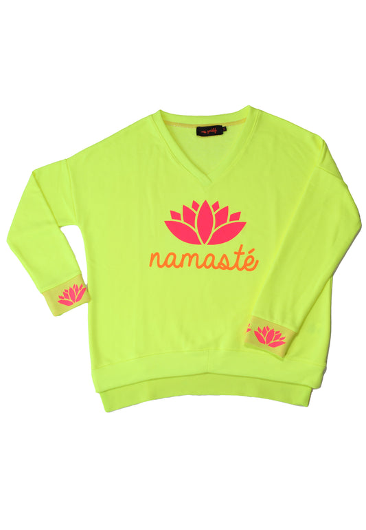 miss goodlife V-Neck namasté