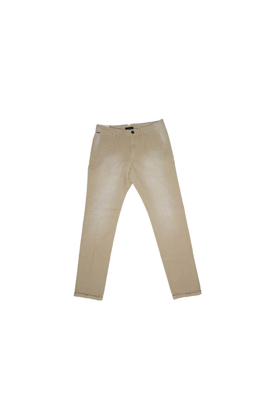 Scotch & Soda Superslim-Fit Chinohose – Beige mit Waschung
