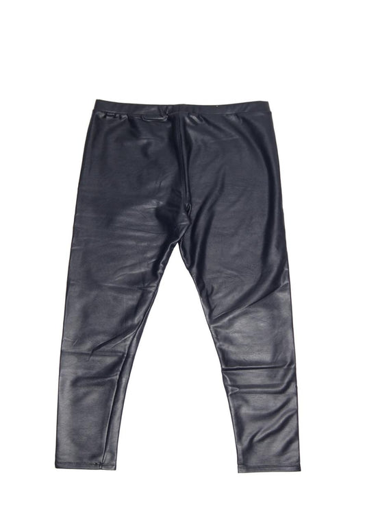 Miss Goodlife Lederimitat-Leggings – glänzend