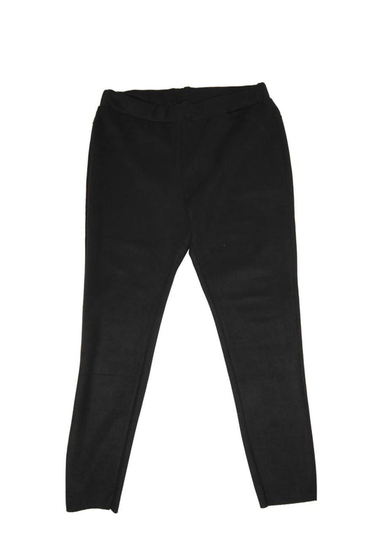 Miss Goodlife Leggings – Wildlederoptik in Schwarz